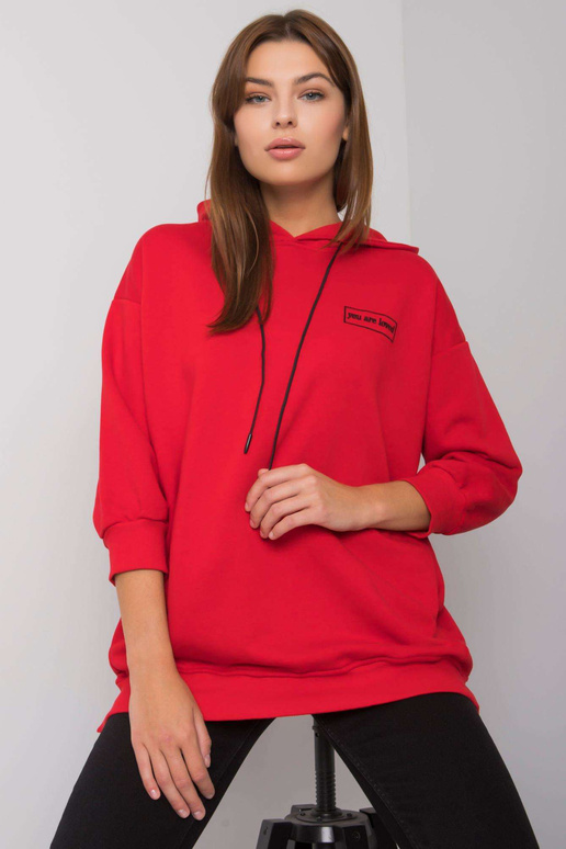 Leora punane taskutega dressipluus