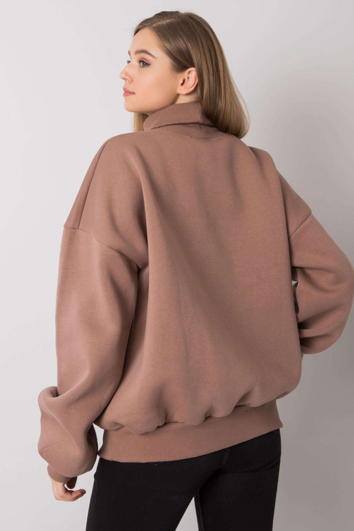 Kelly helepruun ülisuur dressipluus