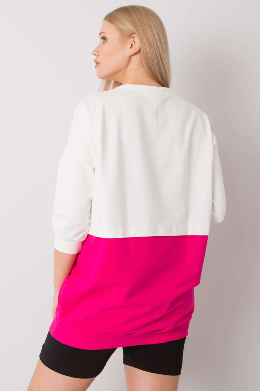 Ecru-fuksia tuunika pluss suuruses...