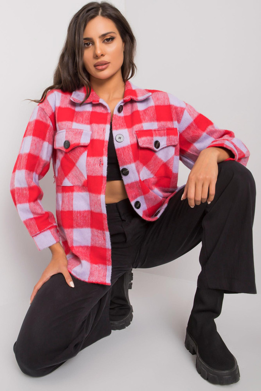 Melana punase ja lilla ruuduline särk