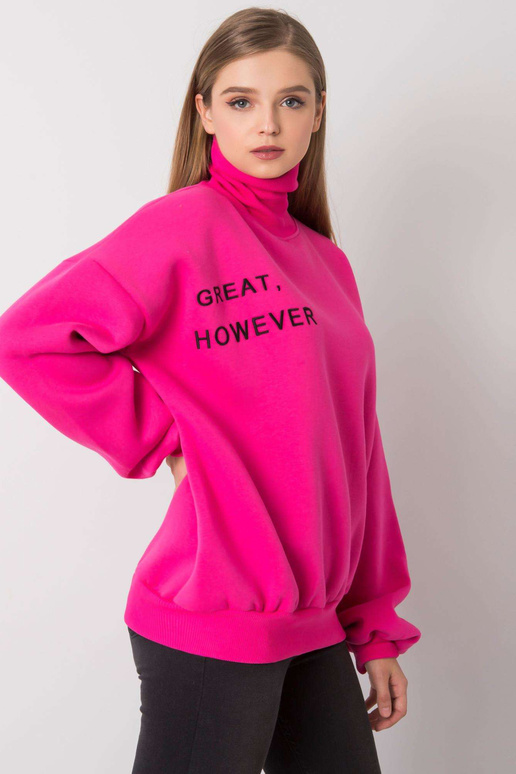 Kelly fuksia värvi ülisuur dressipluus