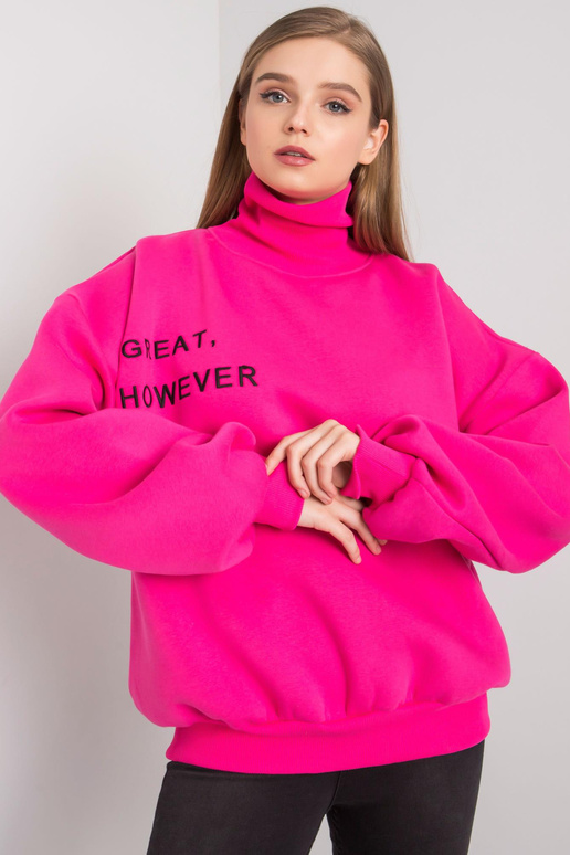 Kelly fuksia värvi ülisuur dressipluus