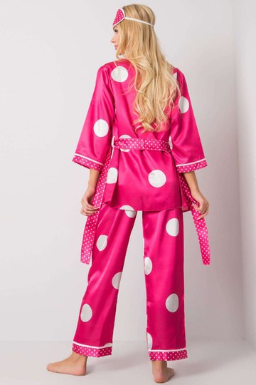 Roosa öökapikomplekt...