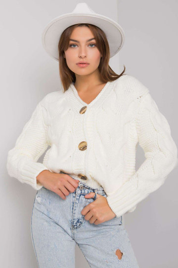 Ecru nööbiga kampsun... 2