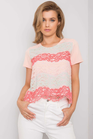 Virsiku ja koralliga pluus...