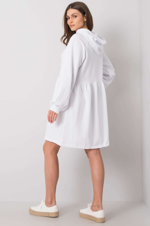 Valge kapuutsiga kleit Sidorela RUE...