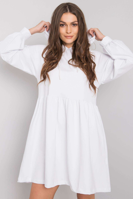 Valge kapuutsiga kleit Sidorela RUE...