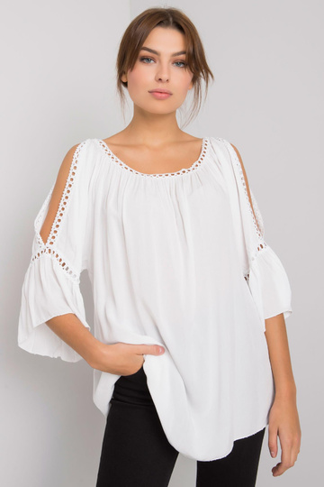 Valge viskoosist pluus... 2