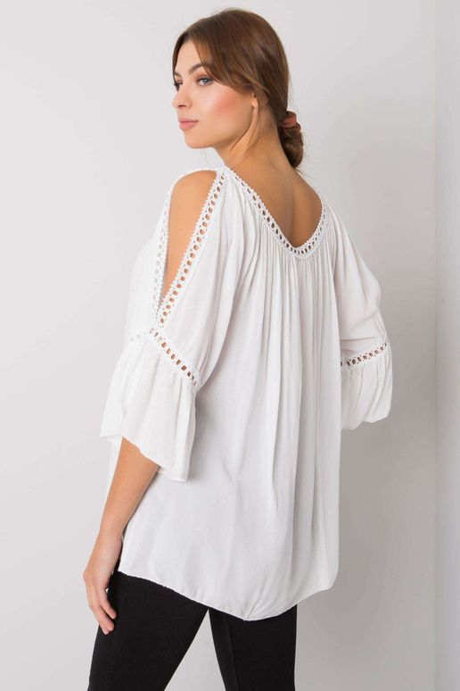 Valge viskoosist pluus Kearney OCH BELLA