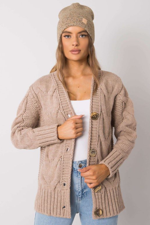 Beež ja kollane naiste müts RUE PARIS