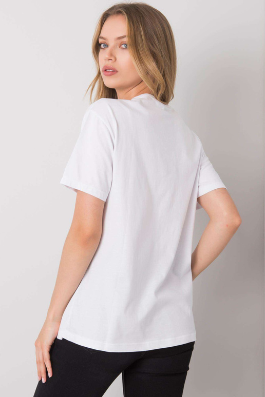 Valge tiigritrükiga T-särk Valge tiigritrükiga T-särk