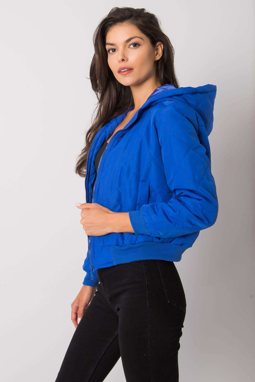 Larah Blue tepitud kapuutsiga jope