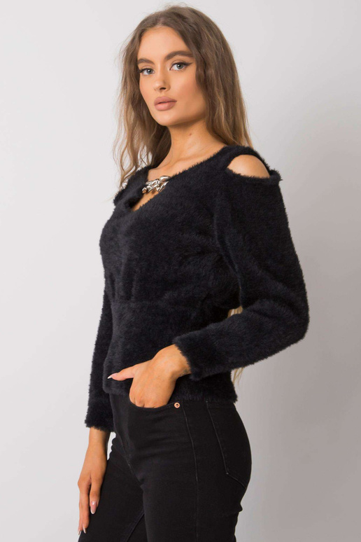 Must väljalõikega kampsun Leandre RUE...