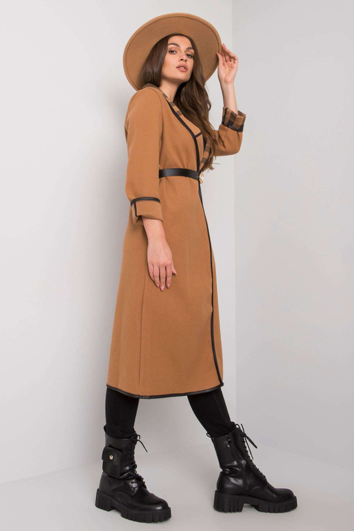 Vööga kaameli mantel Annis