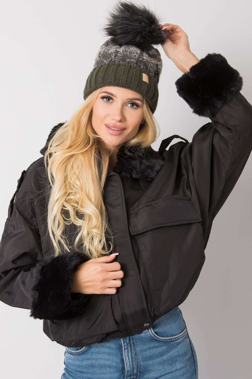 Khakivärvi tutiga talvemüts Ally RUE...