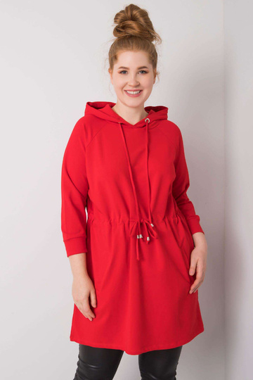 Norina Red Plus Size kapuuts 2