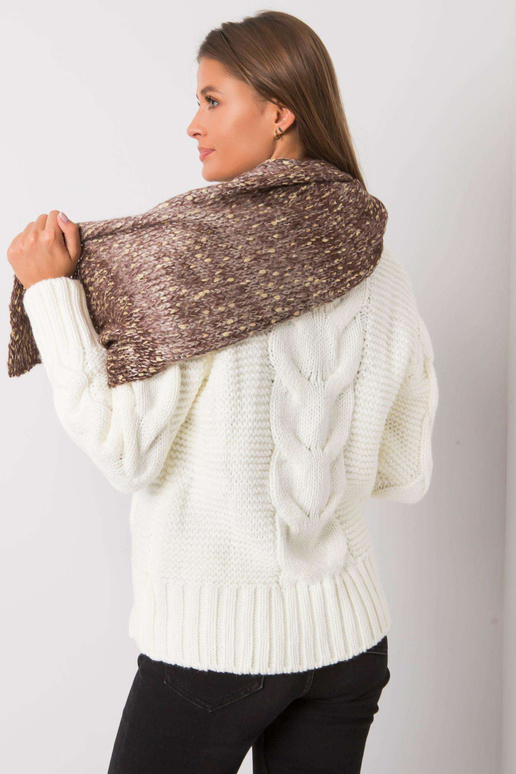 Pruun kullast niidiga naiste sall