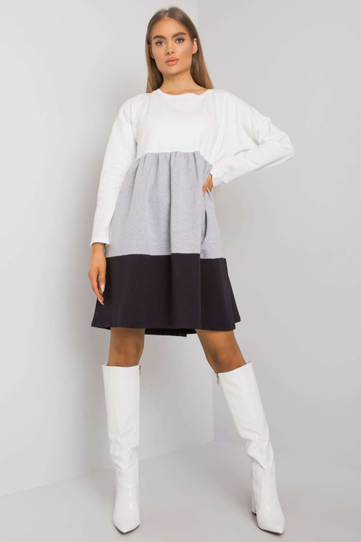 Ekruhall puuvillane pikkade...