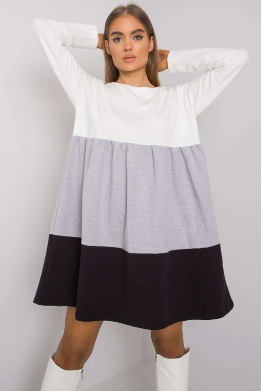 Ekruhall puuvillane pikkade...