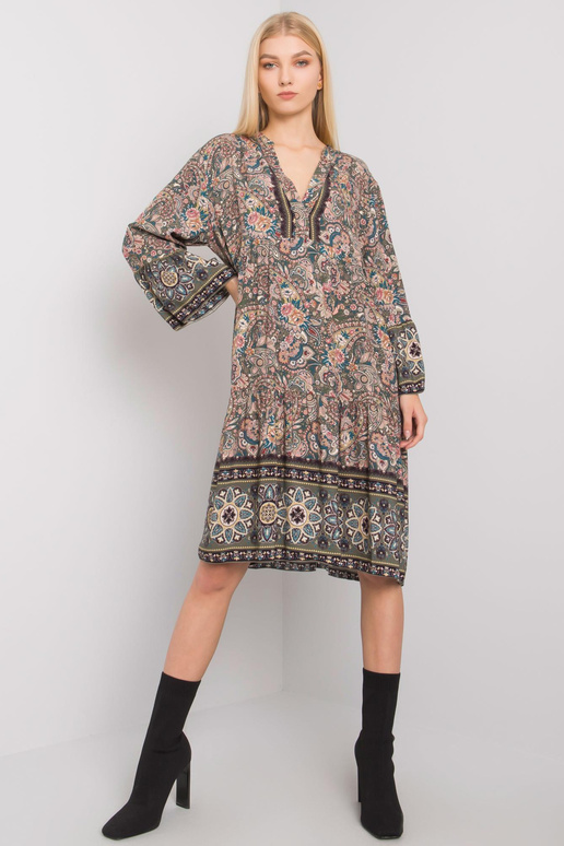 Khaki värvi satsidega kleit Claremont... Khaki värvi satsidega kleit Claremont...