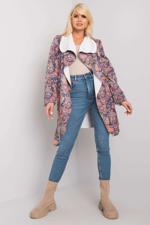 Lilla mustriga Aggie naiste mantel