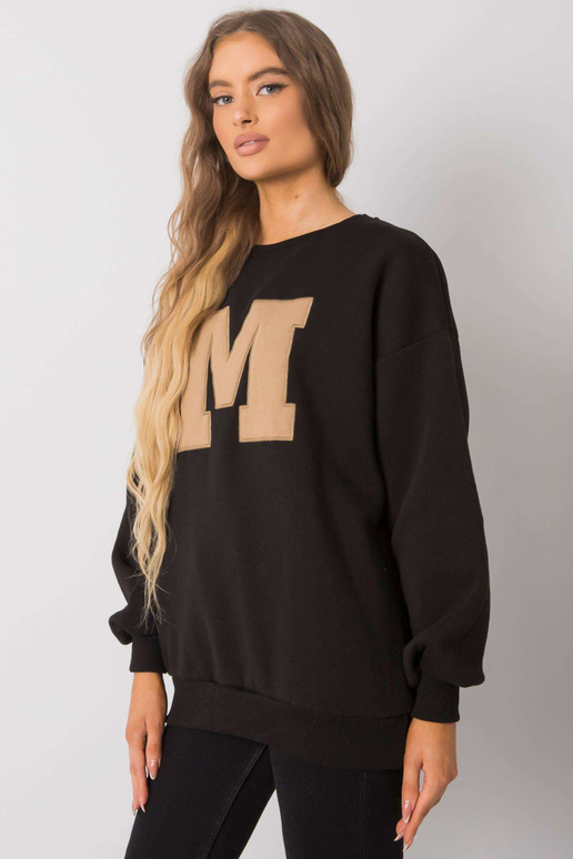 Must puuvillane dressipluus Armelle