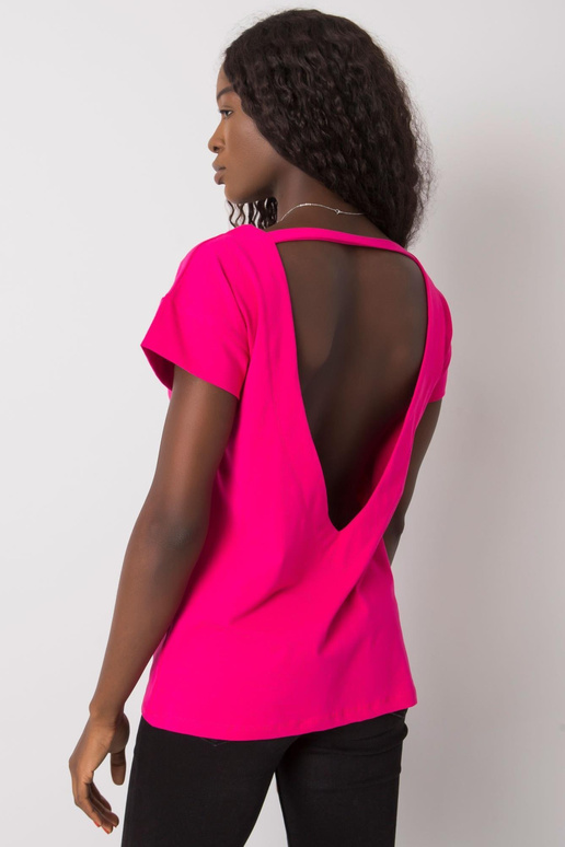 Selja kaelusega fuksia pluus Fadia