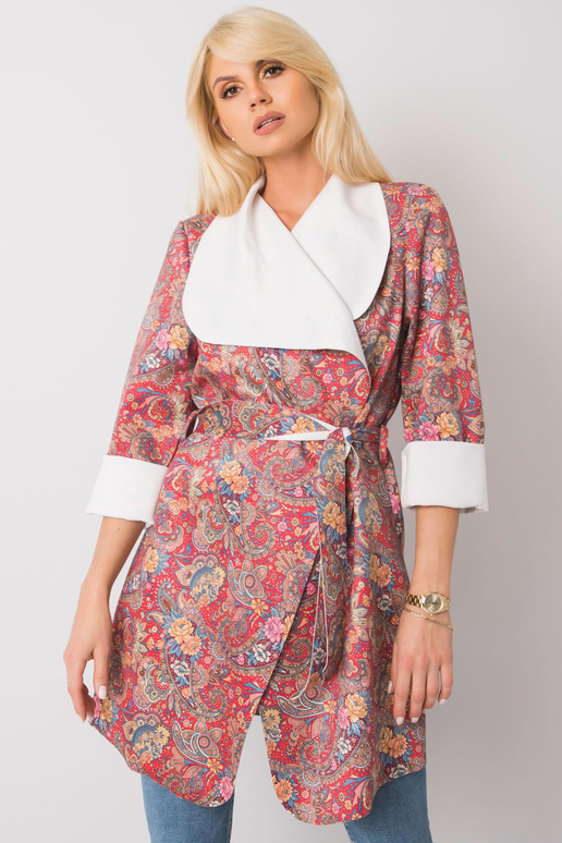 Aggie naiste punase mustriga mantel