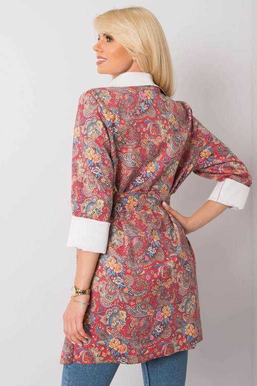 Aggie naiste punase mustriga mantel