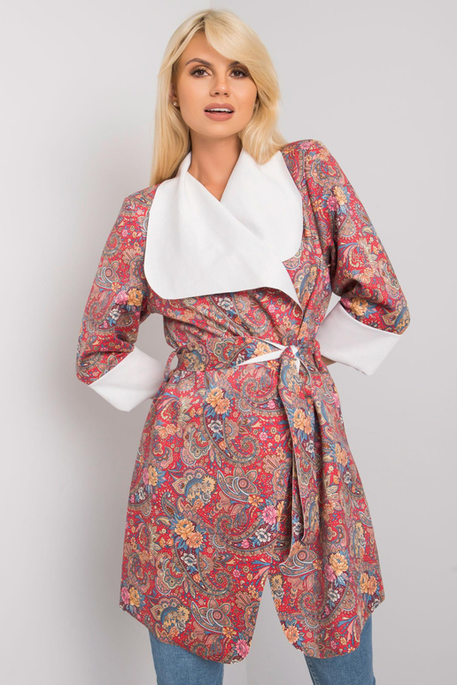 Aggie naiste punase mustriga mantel