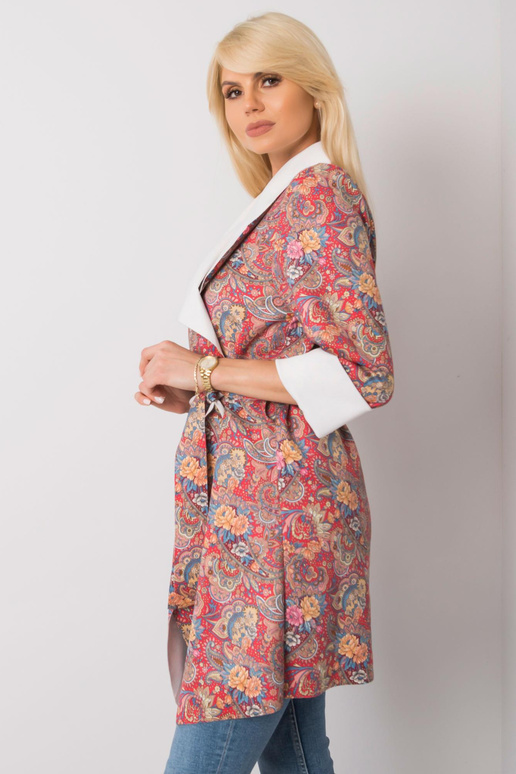 Aggie naiste punase mustriga mantel