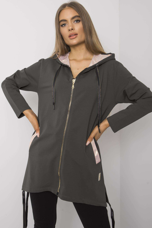 Tume khakivärvi dressipluus Narissa