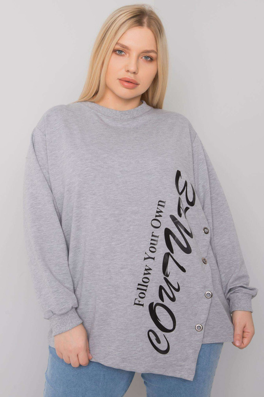 Hall melanž pluus asümmeetriline...