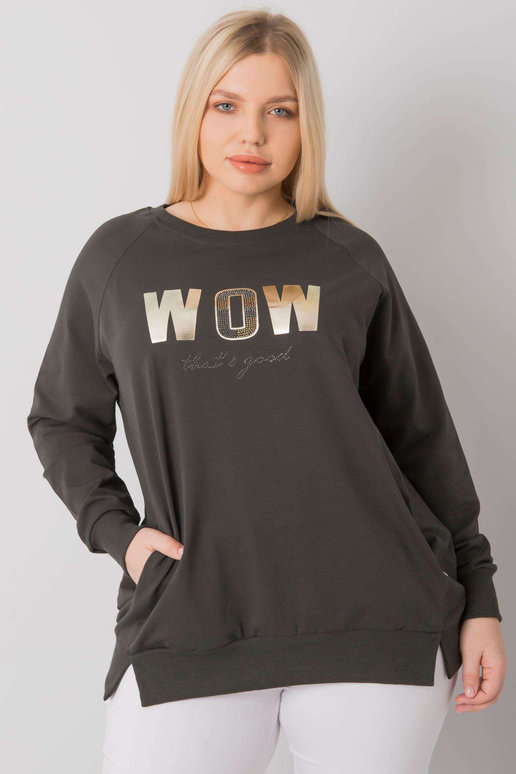 Tume khakivärvi plusssuuruses pikkade...