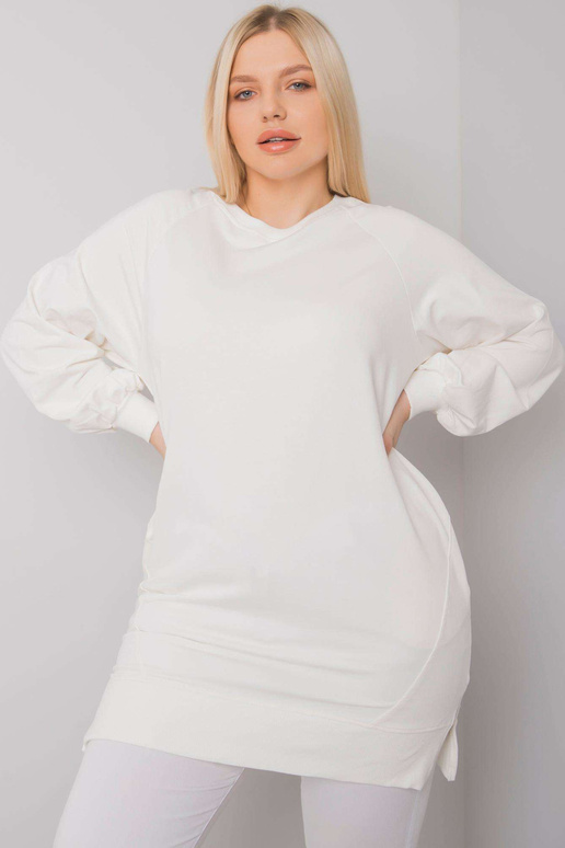 Ecru sile pluss suuruses dressipluus...