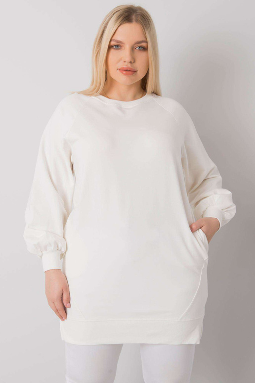 Ecru sile pluss suuruses dressipluus...