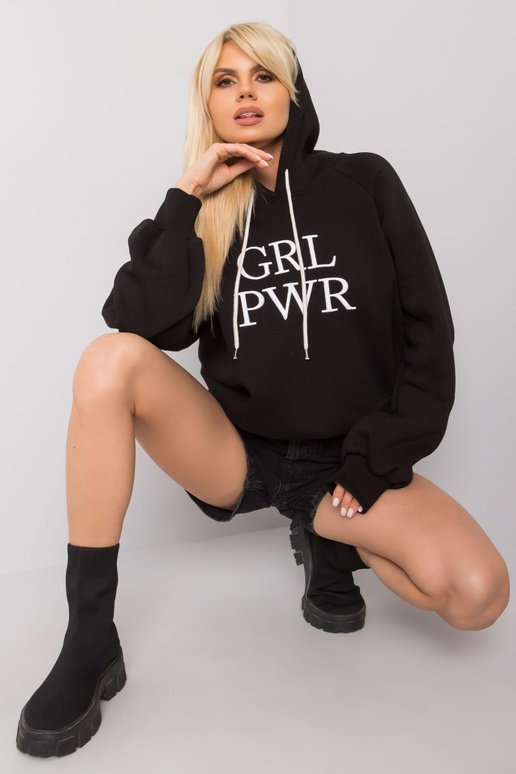 Debby must polsterdatud kapuuts