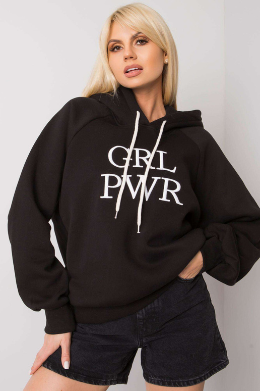 Debby must polsterdatud kapuuts