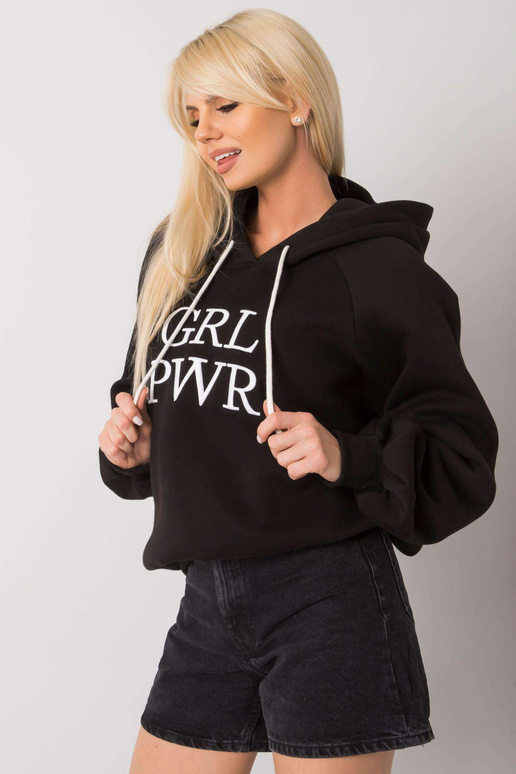 Debby must polsterdatud kapuuts