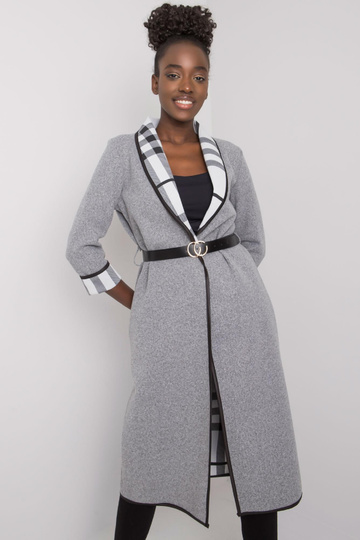 Hall melanžmantel vööga Annis