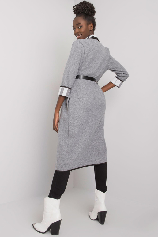 Hall melanžmantel vööga Annis