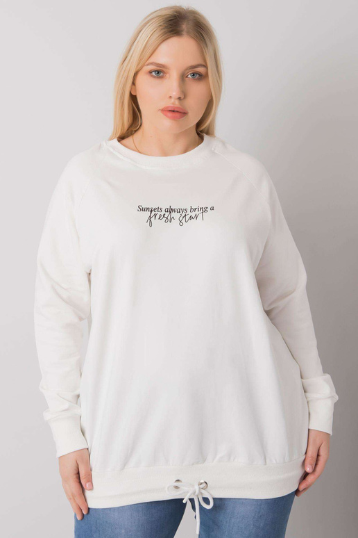 Ecru pluss suuruses dressipluus...