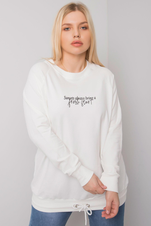 Ecru pluss suuruses dressipluus...