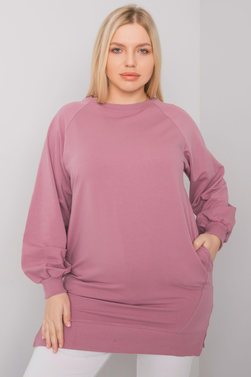 Määrdunud roosa sile pluss suuruses...