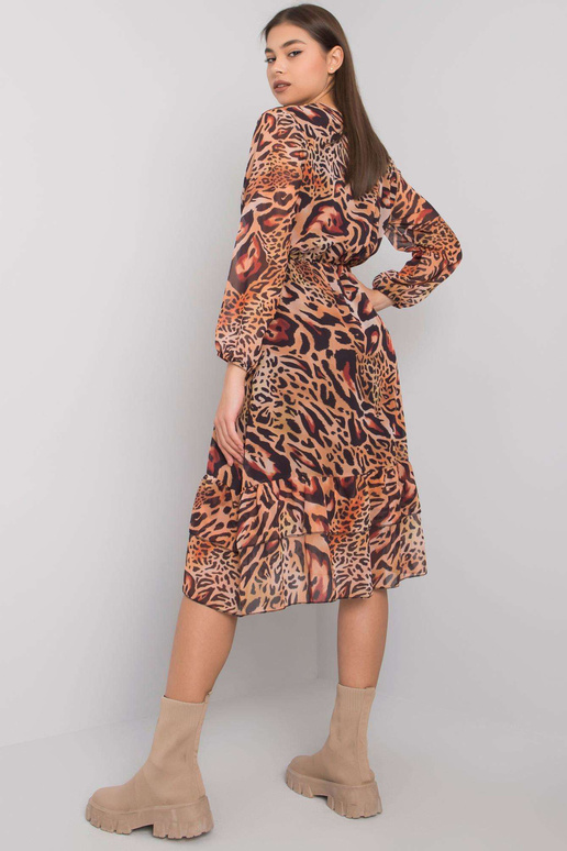 Darina helepruun volangidega kleit