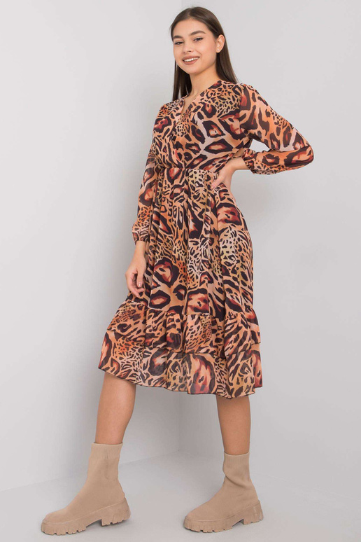 Darina helepruun volangidega kleit