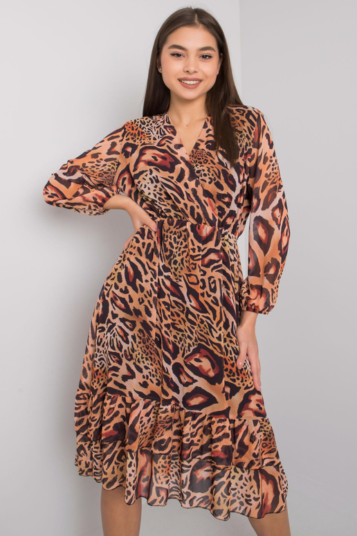 Darina helepruun volangidega kleit