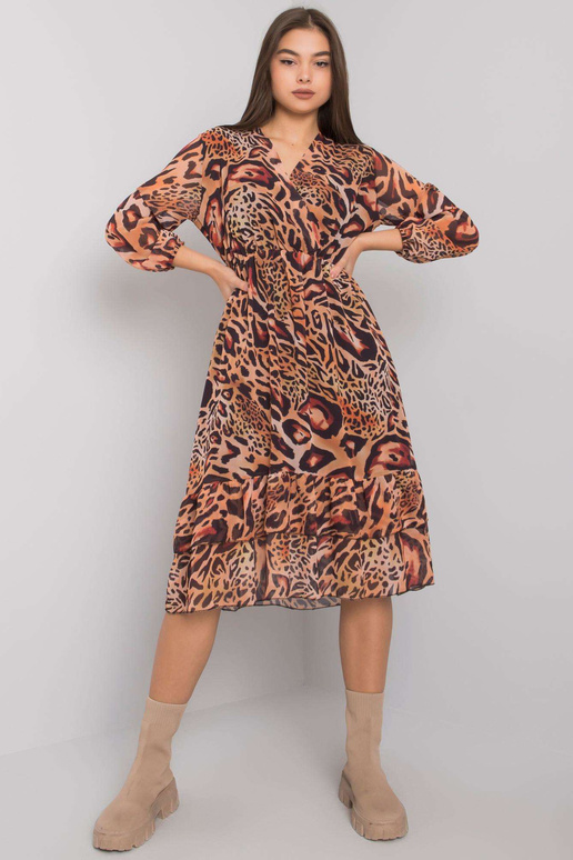 Darina helepruun volangidega kleit