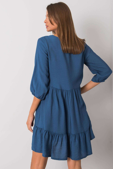 Sinine volangidega kleit...