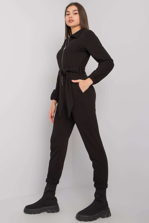 Must puuvillane kampsun Marini vööga